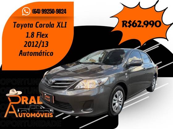 TOYOTA COROLLA 1.8 XLI 16V FLEX 4P AUTOMÁTICO TOYOTA COROLLA 1.8 XLI 16V FLEX 4P AUTOMÁTICO